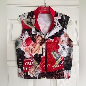 Zipper Accent Vest